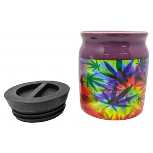 Tie Dye Ceramic Jar [SJAR03]